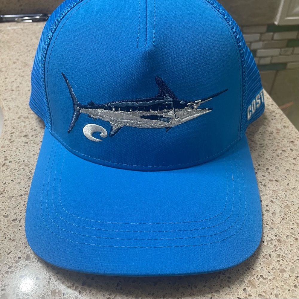 Costa | Trucker Hat | Embroidered Marlin | NWT | Snap Back | One Size | Unisex